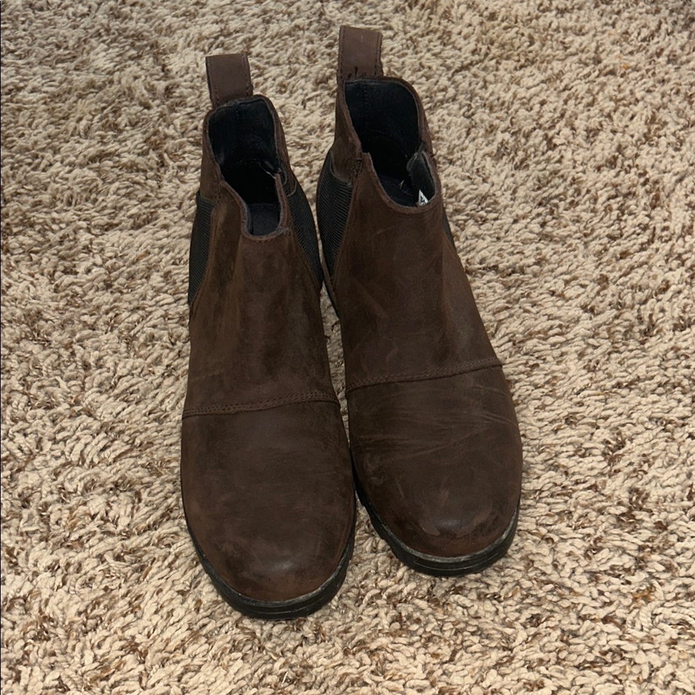 Sorel Women’s Dark Brown Leather Boots